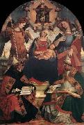 Luca Signorelli The Trinity, the Virgin and Two Saints Spain oil painting artist